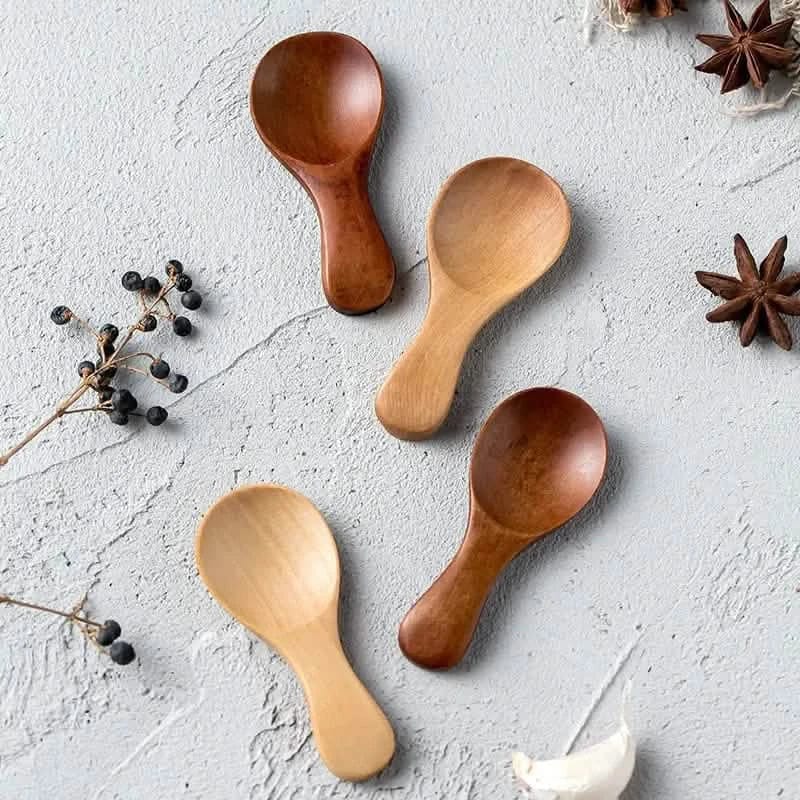 10-Pieces: Mini Wooden Spoons - A-1 Thread Vault