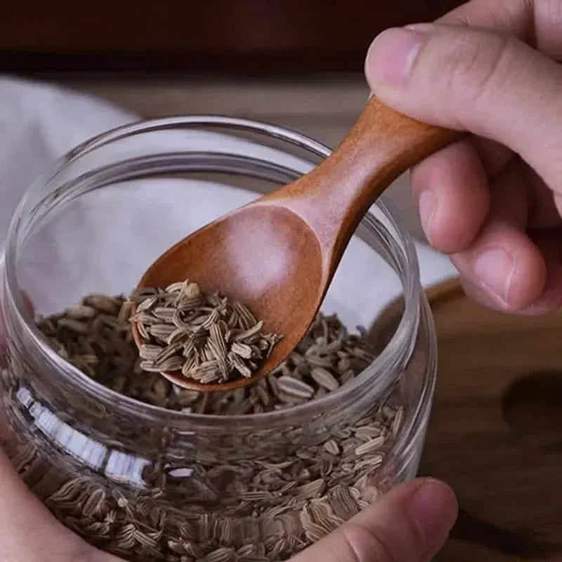 10-Pieces: Mini Wooden Spoons - A-1 Thread Vault