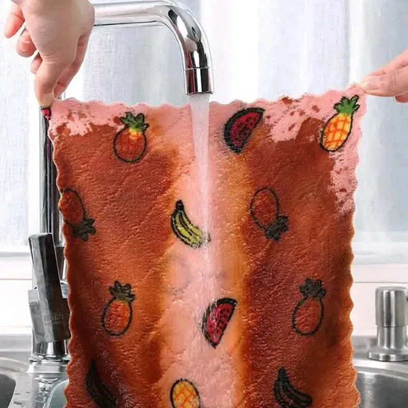 10-Pieces: Reusable Dish Cellulose Sponge Cloths - A-1 Thread Vault