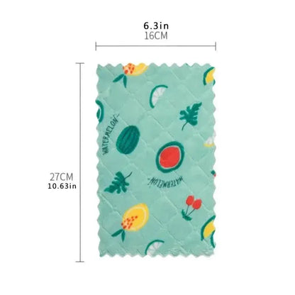 10-Pieces: Reusable Dish Cellulose Sponge Cloths - A-1 Thread Vault