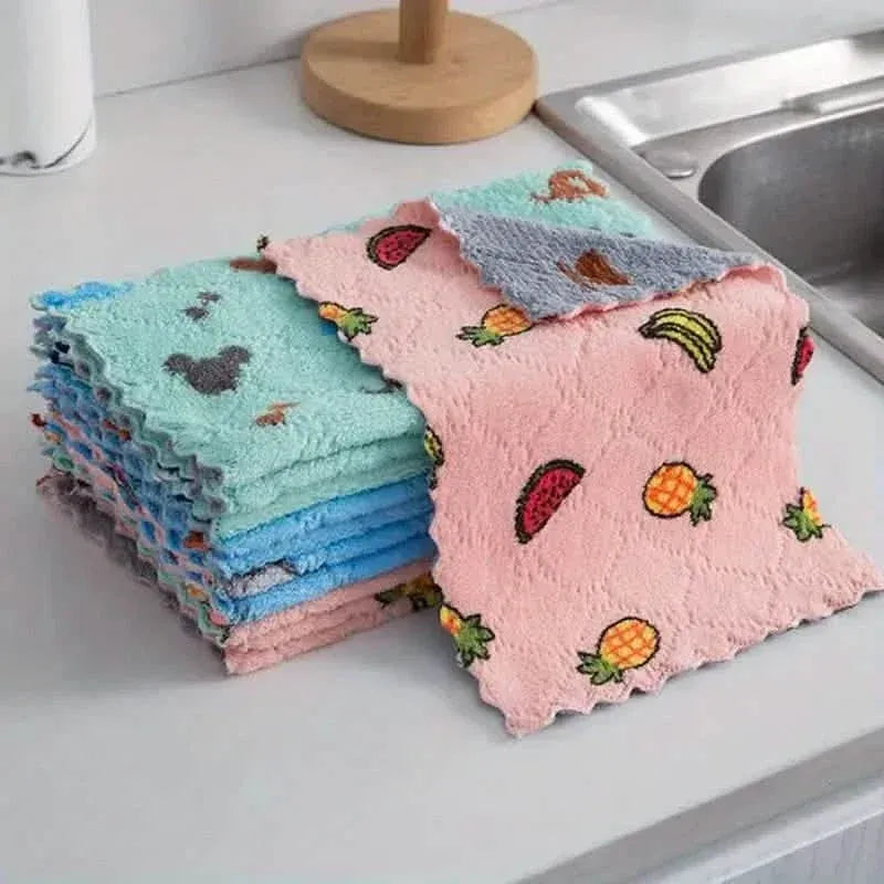 10-Pieces: Reusable Dish Cellulose Sponge Cloths - A-1 Thread Vault