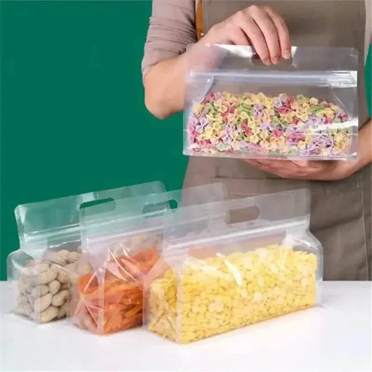 10-Pieces: Reusable Silicone Leakproof Food Storage Bags - A-1 Thread Vault