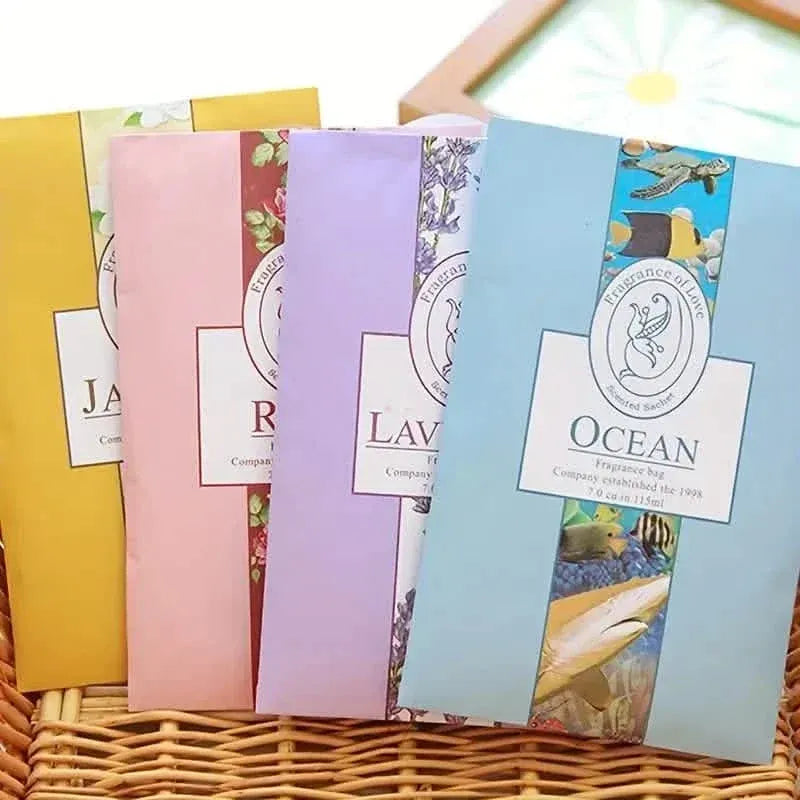 10-Pieces: Scented Sachets For Drawers and Closet Air Freshener Sachets with Home Hanger - A-1 Thread Vault