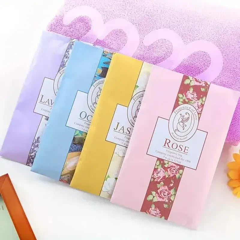 10-Pieces: Scented Sachets For Drawers and Closet Air Freshener Sachets with Home Hanger - A-1 Thread Vault