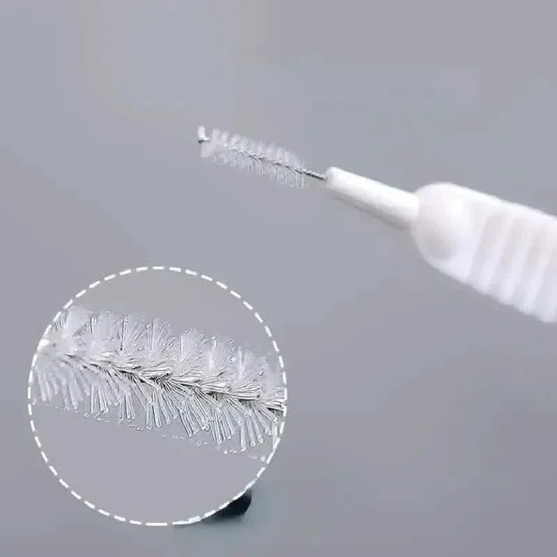 10-Pieces Set: Easy-Clean Shower Nozzle Brushes - Hassle-Free Showerhead Crevices Cleaner - A-1 Thread Vault