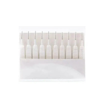 10-Pieces Set: Easy-Clean Shower Nozzle Brushes - Hassle-Free Showerhead Crevices Cleaner - A-1 Thread Vault