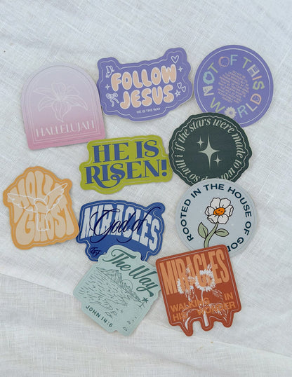 10 Random Stickers - A-1 Thread Vault
