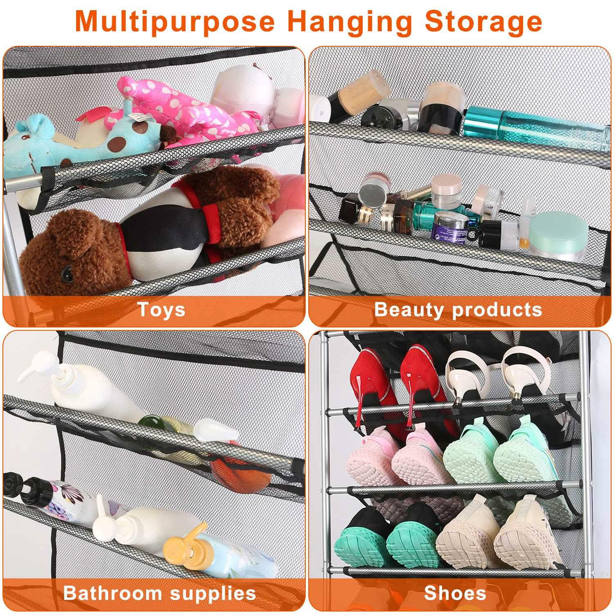 10-Tier Over the Door Shoe Rack Organizer Holder Hanging Storage Shelf - A-1 Thread Vault