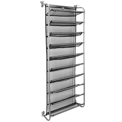 10-Tier Over the Door Shoe Rack Organizer Holder Hanging Storage Shelf - A-1 Thread Vault