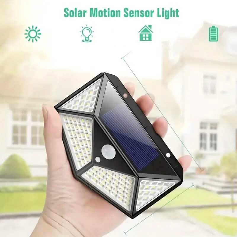 100-LED Solar Rechargeable Outdoor Light - A-1 Thread Vault
