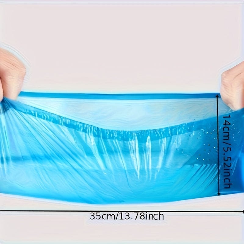 100-Pack: Disposable Plastic Shoe Covers – Waterproof & Slip-Resistant - A-1 Thread Vault
