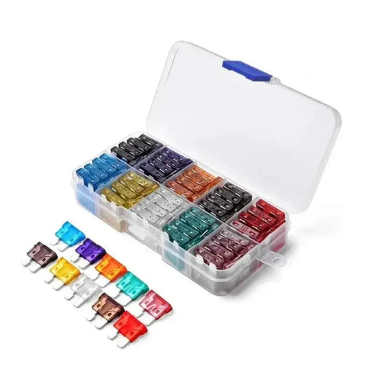 100-Pieces: Car Fuses Assortment Kit, Car Automotive RV Standard Fuses - A-1 Thread Vault