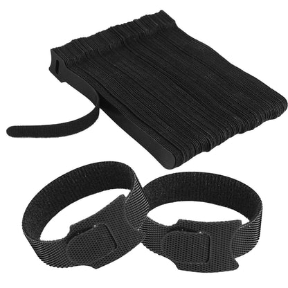 100-Pieces: Reusable Cable Ties 6" Wire Management Holder - A-1 Thread Vault