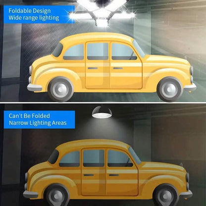 10000LM Super Bright 3 Leaf LED Garage Light Bulbs - A-1 Thread Vault