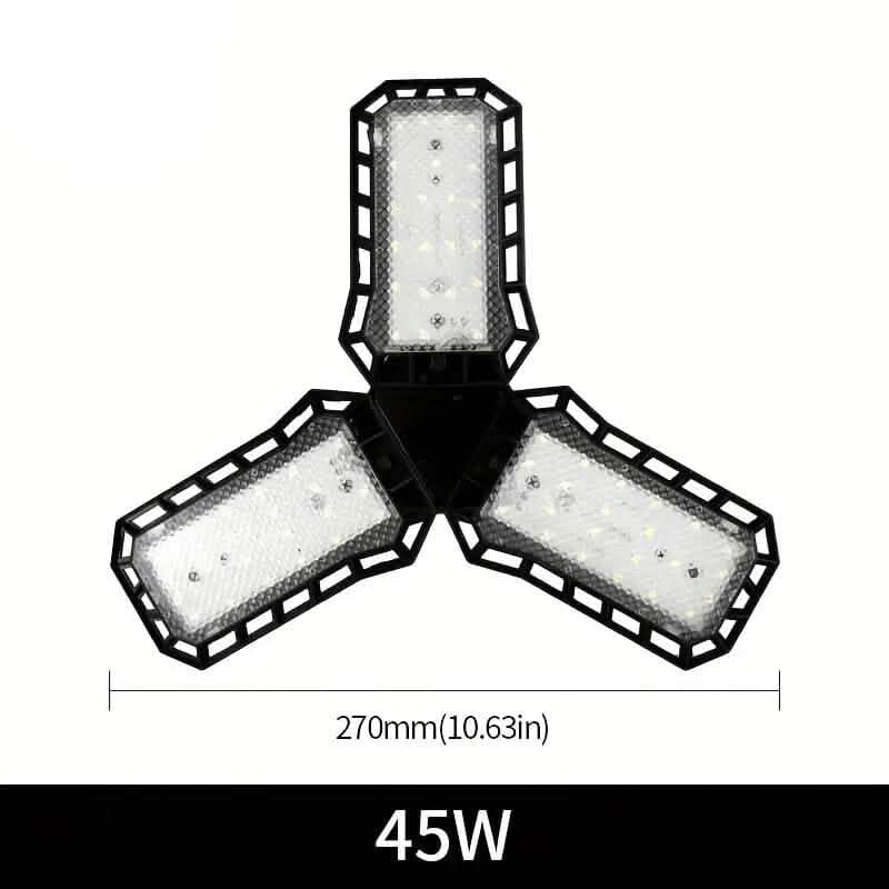 10000LM Super Bright 3 Leaf LED Garage Light Bulbs - A-1 Thread Vault