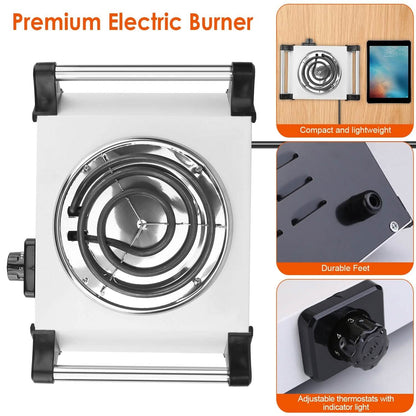 1000W Electric Burner Portable Coil Heating Hot Plate Stove Countertop - A-1 Thread Vault