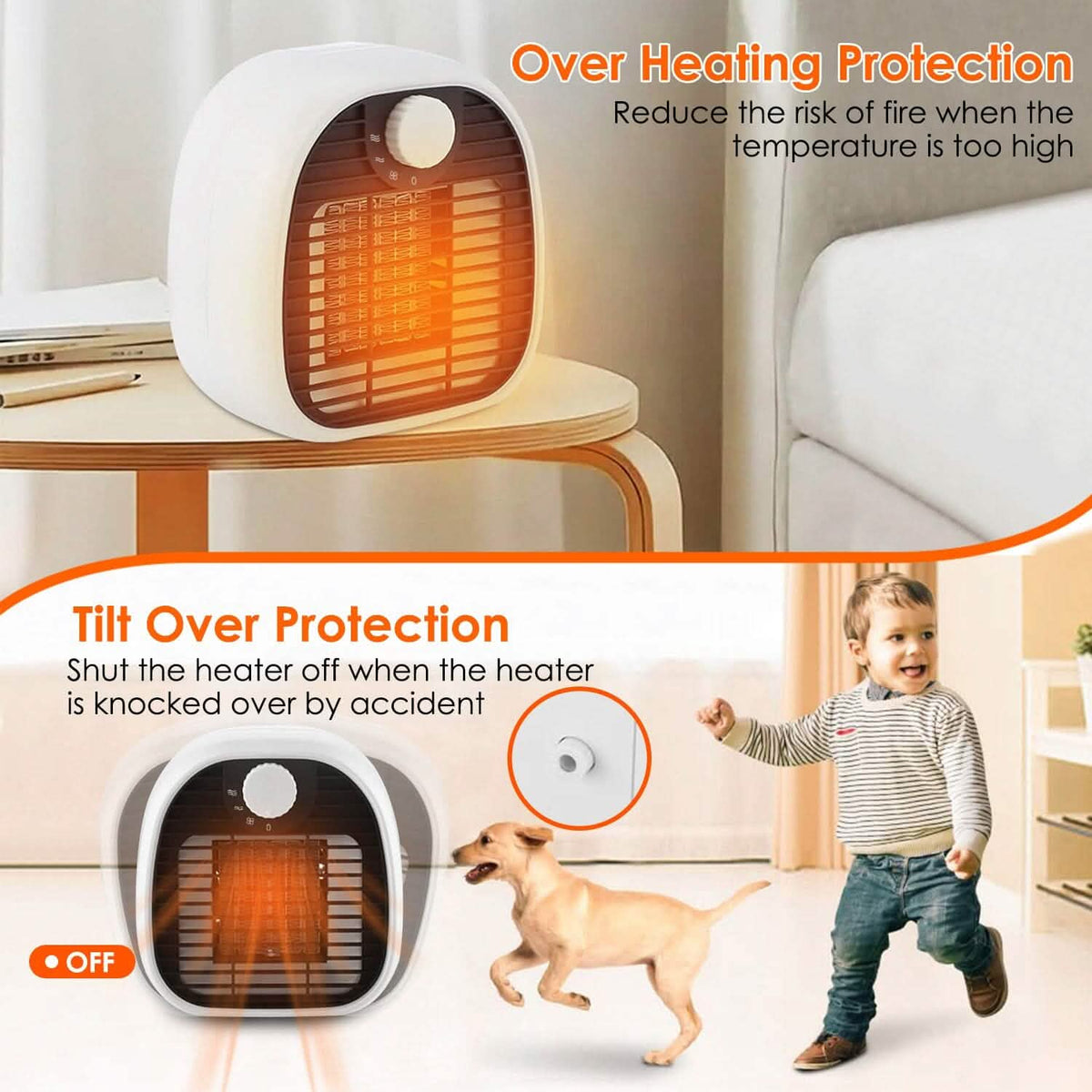 1000W Portable Electric Heater - A-1 Thread Vault