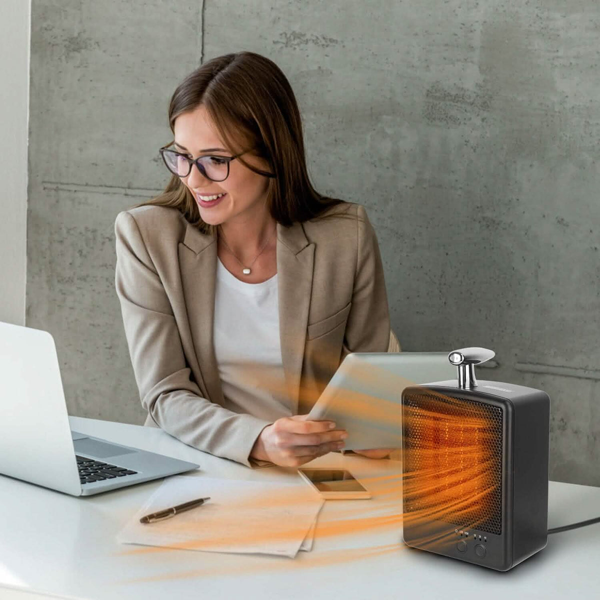 1000W Portable Electric Space Heater - A-1 Thread Vault