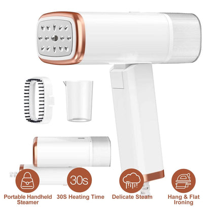 1000W Portable Handheld Clothes Steamer with Brush Foldable - A-1 Thread Vault