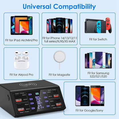 100W USB Charging Station 8-Port Charging Hub - A-1 Thread Vault