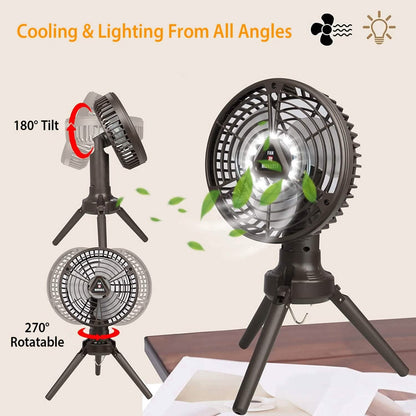 10400 mAh Portable Camping Fan - A-1 Thread Vault