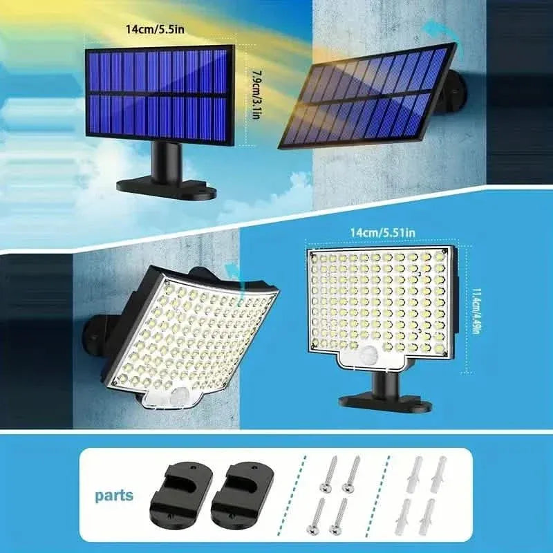 106 LED Security Lamp Dusk To Dawn 270° Wide Angle Outdoor Lighting - A-1 Thread Vault