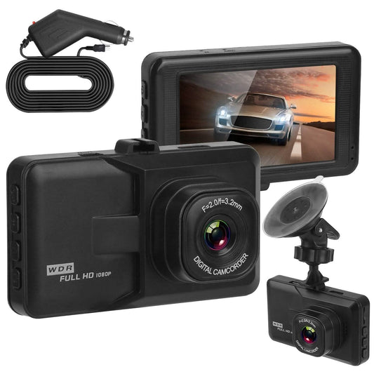 1080P Car DVR 3" Camera Dash Cam with 100° Angle Loop Recording Motion Detection - A-1 Thread Vault