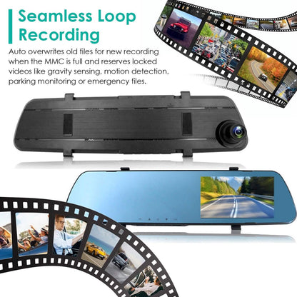 1080P Car DVR 4.3inches Dash Cam with 140° Angle Loop Recording - A-1 Thread Vault