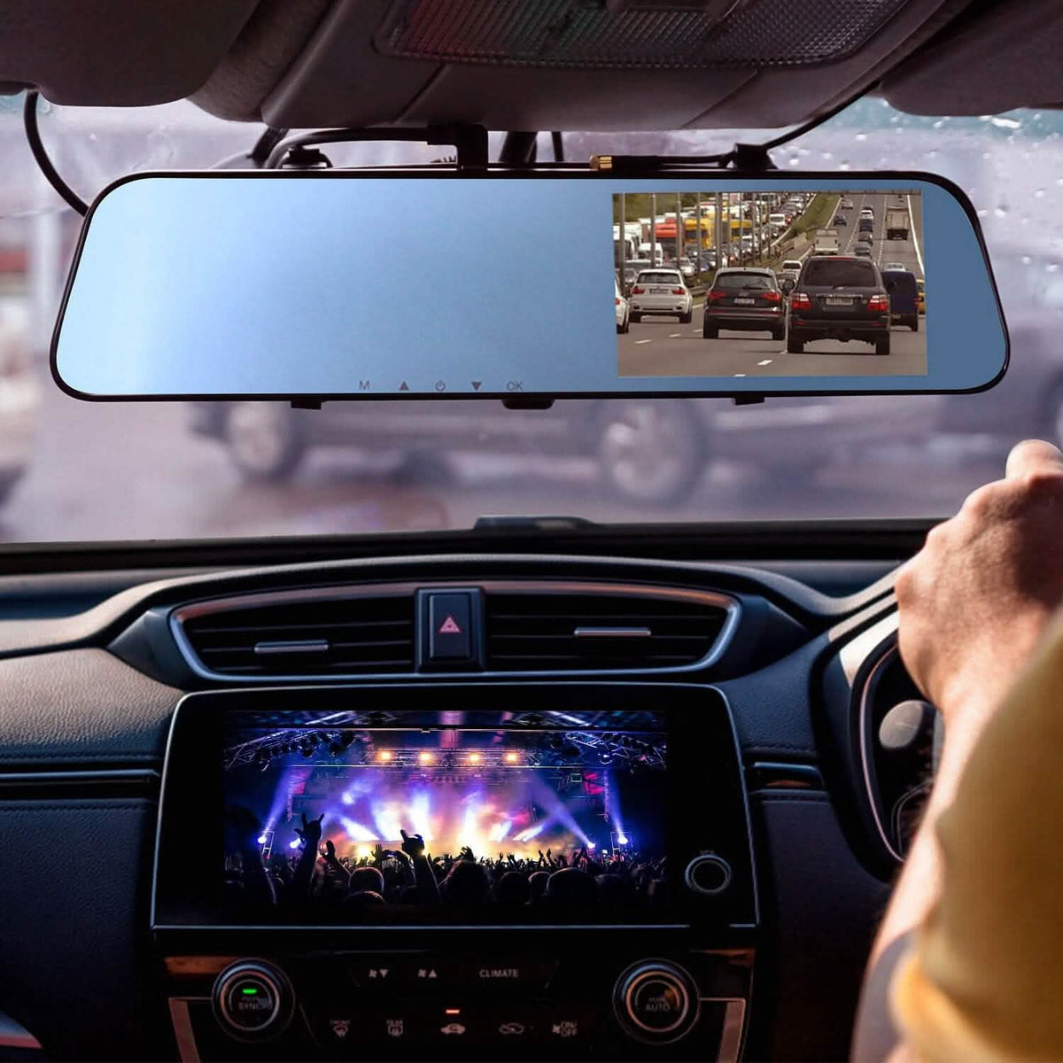 1080P Car DVR 4.3inches Dash Cam with 140° Angle Loop Recording - A-1 Thread Vault