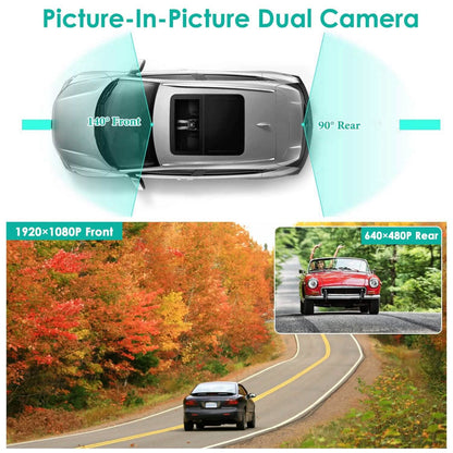 1080P Car DVR 4.3inches Dash Cam with 140° Angle Loop Recording - A-1 Thread Vault