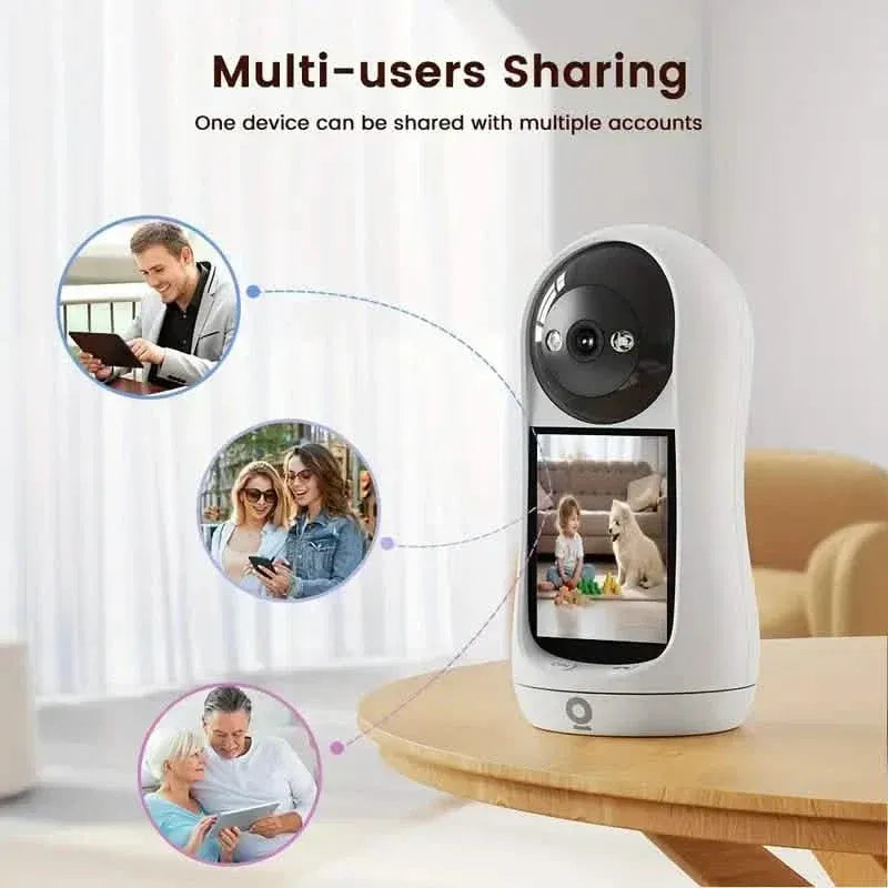 1080P Smart Indoor WiFi Camera | Two-Way Audio & Video Call + Night Vision - A-1 Thread Vault