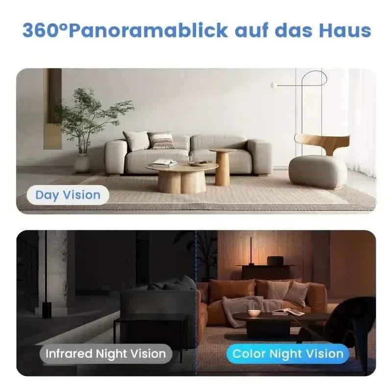 1080P Smart Indoor WiFi Camera | Two-Way Audio & Video Call + Night Vision - A-1 Thread Vault