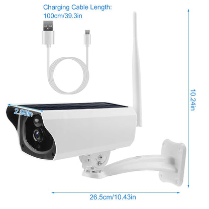 1080P Solar Powered Wifi IP Camera - A-1 Thread Vault