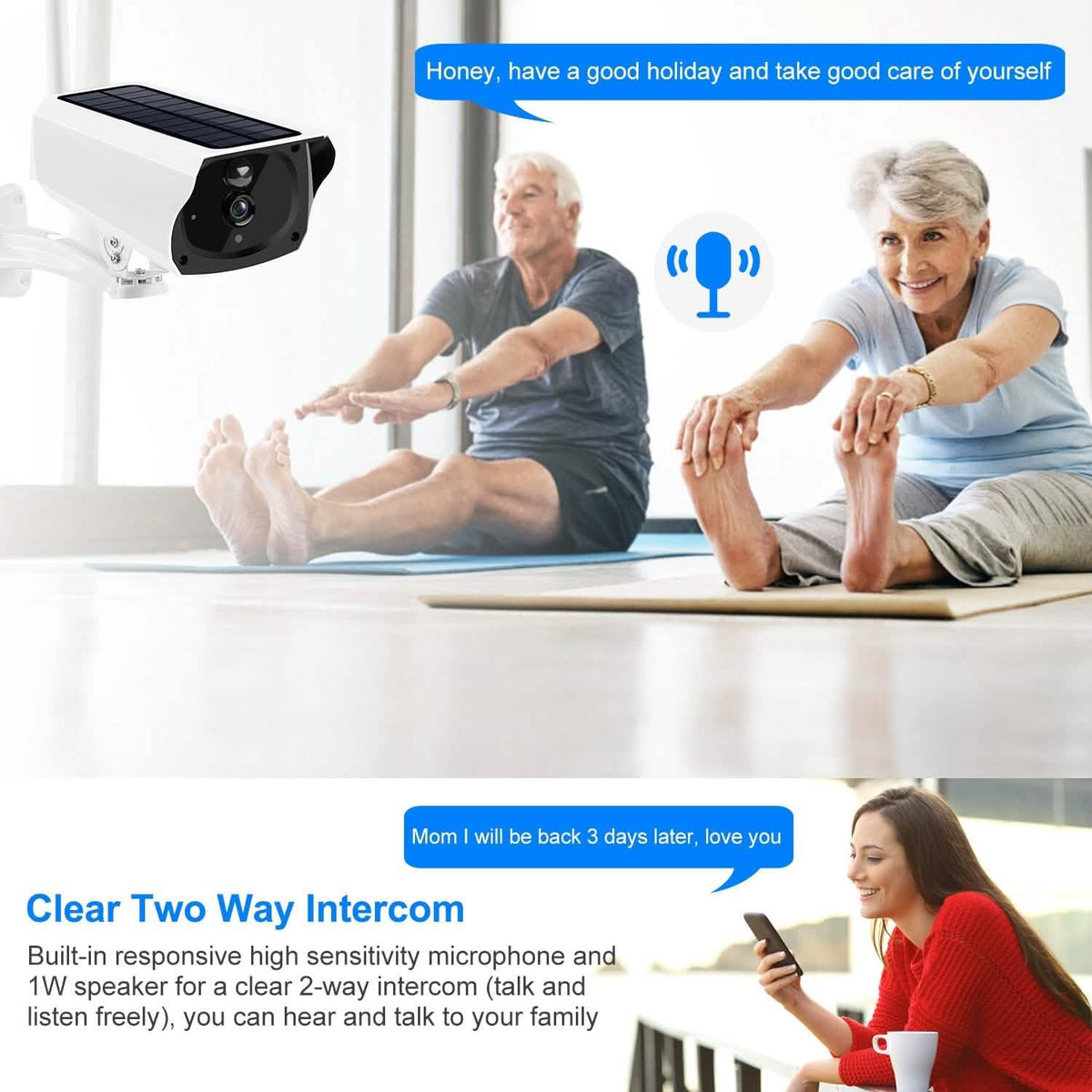 1080P Solar Powered Wifi IP Camera - A-1 Thread Vault