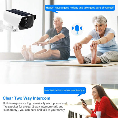 1080P Solar Powered Wifi IP Camera - A-1 Thread Vault