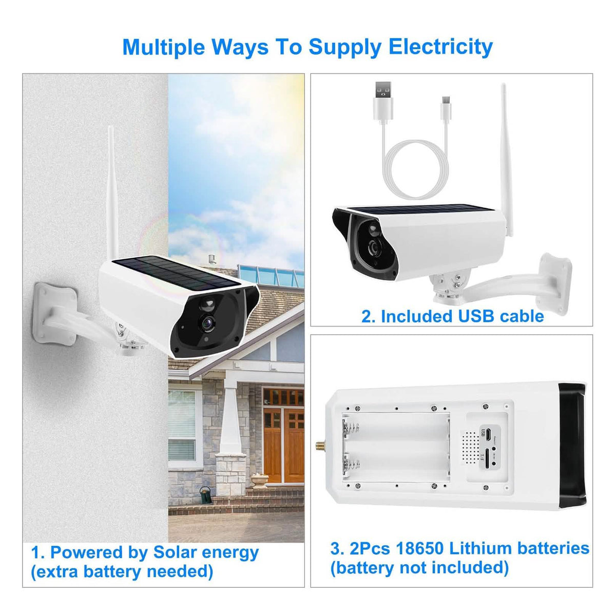 1080P Solar Powered Wifi IP Camera - A-1 Thread Vault