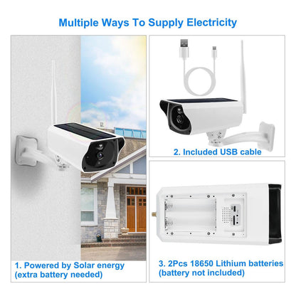 1080P Solar Powered Wifi IP Camera - A-1 Thread Vault