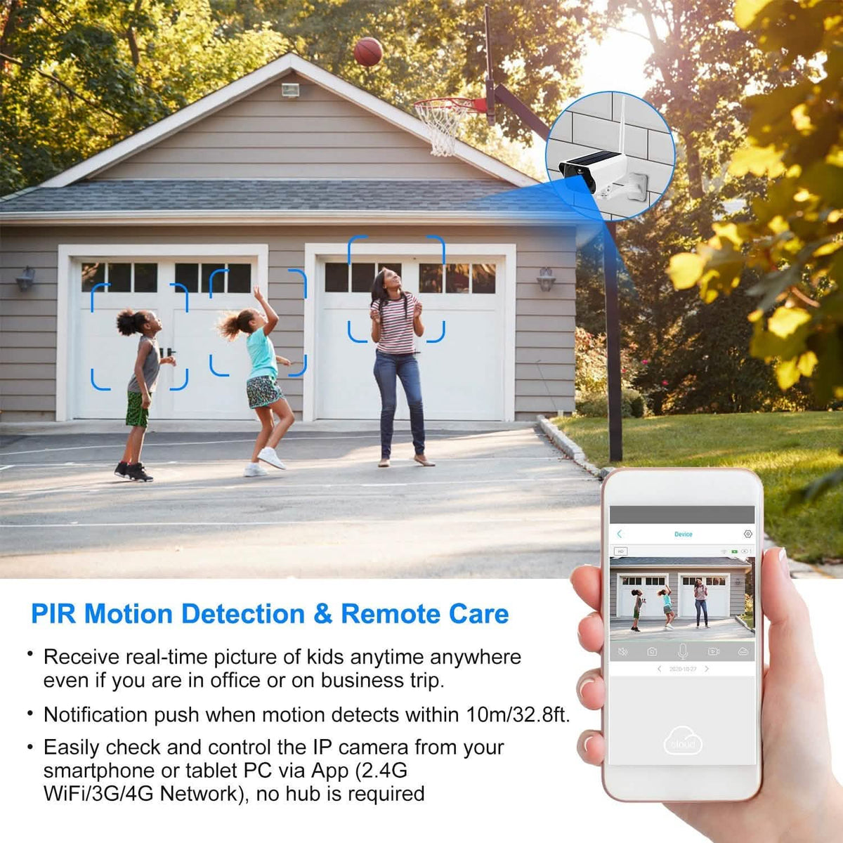 1080P Solar Powered Wifi IP Camera - A-1 Thread Vault