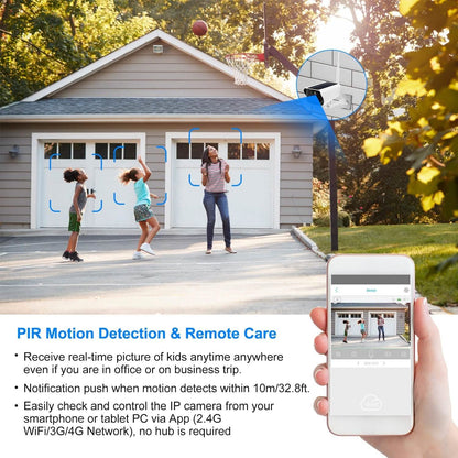 1080P Solar Powered Wifi IP Camera - A-1 Thread Vault