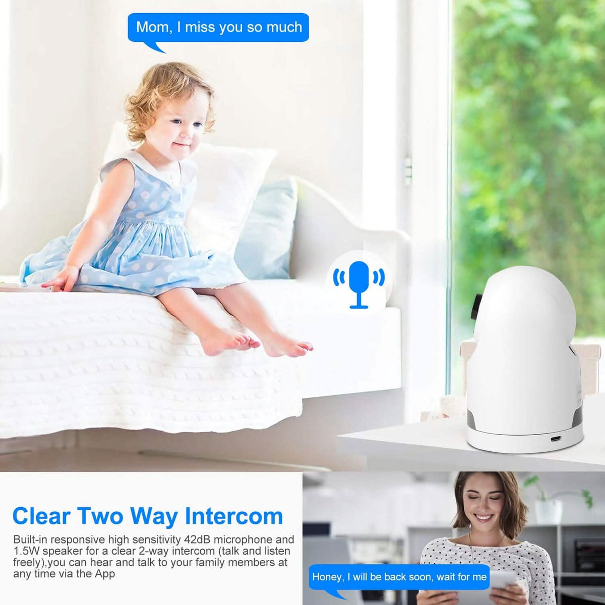 1080P Wifi IP Camera Pan Tilt Security Surveillance Camcorder - A-1 Thread Vault