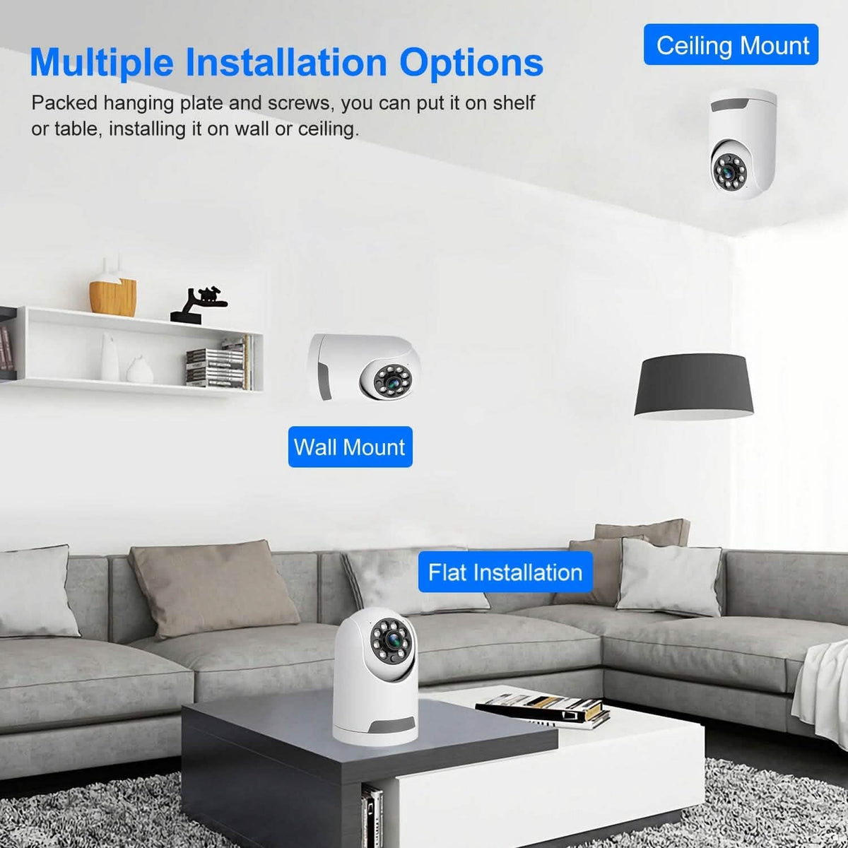 1080P Wifi IP Camera Pan Tilt Security Surveillance Camcorder - A-1 Thread Vault