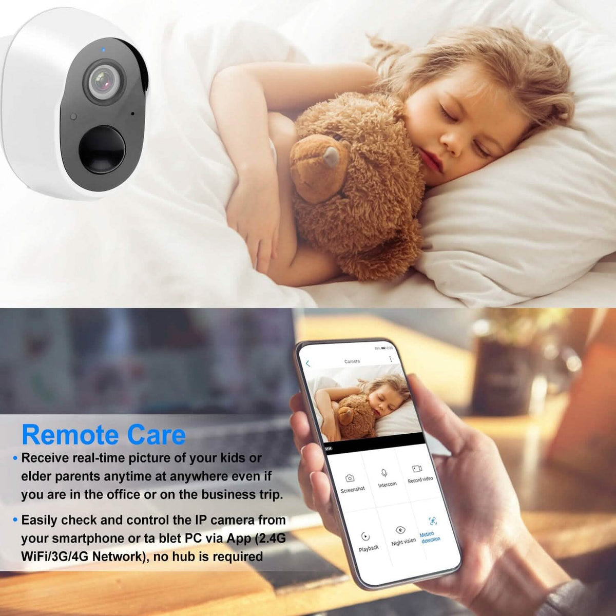 1080P WiFi IP Camera PIR Motion Detection Camcorder - A-1 Thread Vault