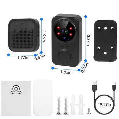 1080P WiFi Security Doorbell Camera 2-Way Audio Free Cloud Storage - A-1 Thread Vault