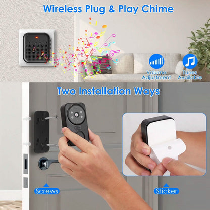 1080P WiFi Security Doorbell Camera 2-Way Audio Free Cloud Storage - A-1 Thread Vault