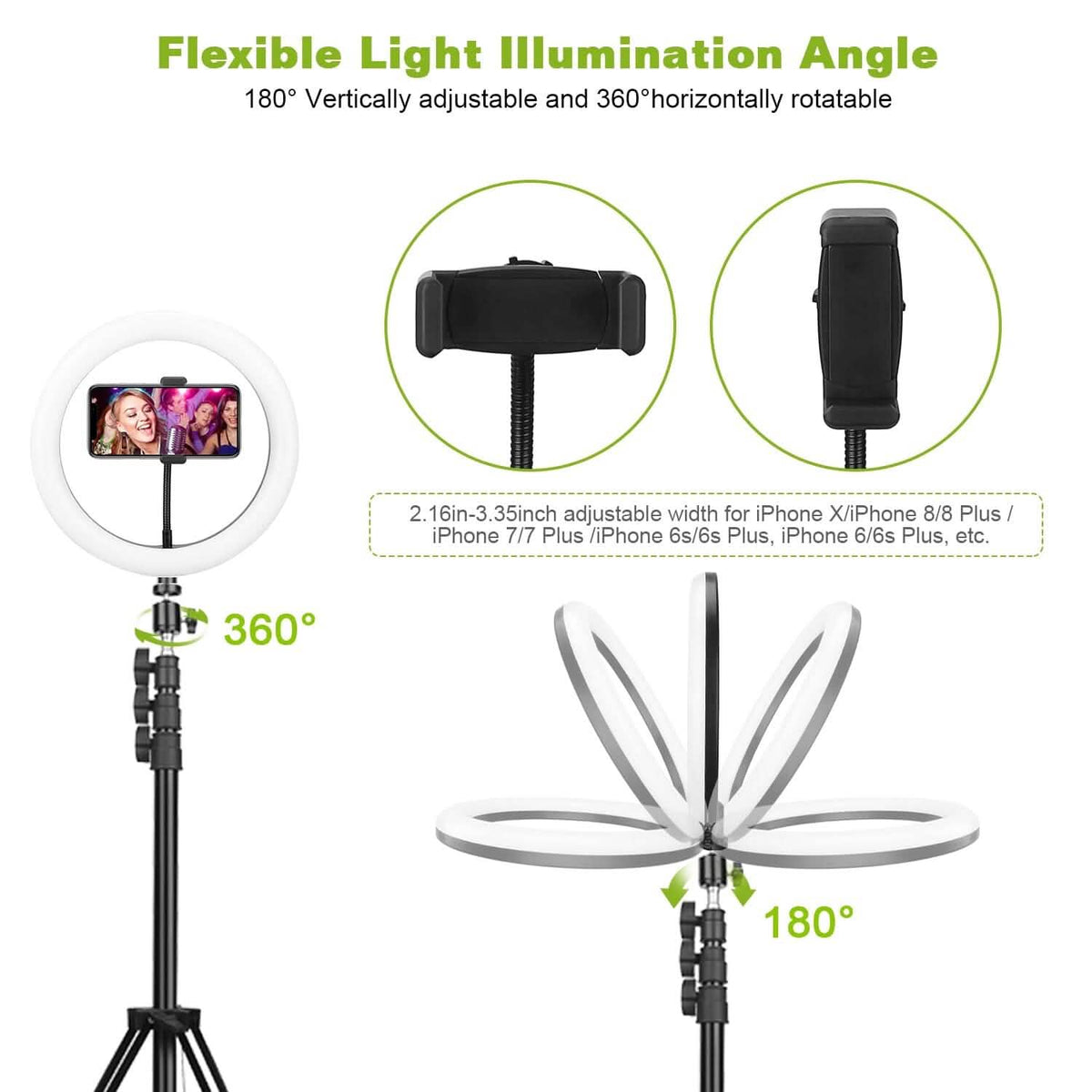10in 120 LEDs Selfie Ring Light - A-1 Thread Vault