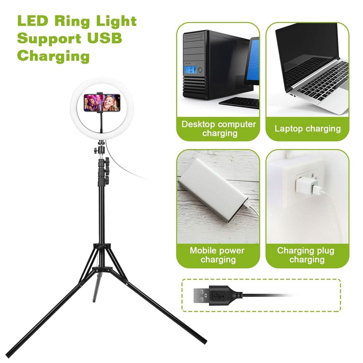 10in 120 LEDs Selfie Ring Light - A-1 Thread Vault