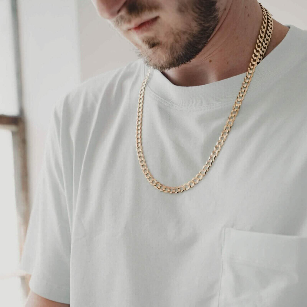10K Yellow Gold Miami Cuban Curb Link Chain 6mm Necklace - A-1 Thread Vault