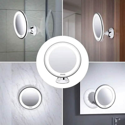 10X Magnifying LED Lighted Makeup Mirror - A-1 Thread Vault