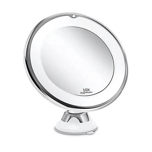 10X Magnifying LED Lighted Makeup Mirror - A-1 Thread Vault
