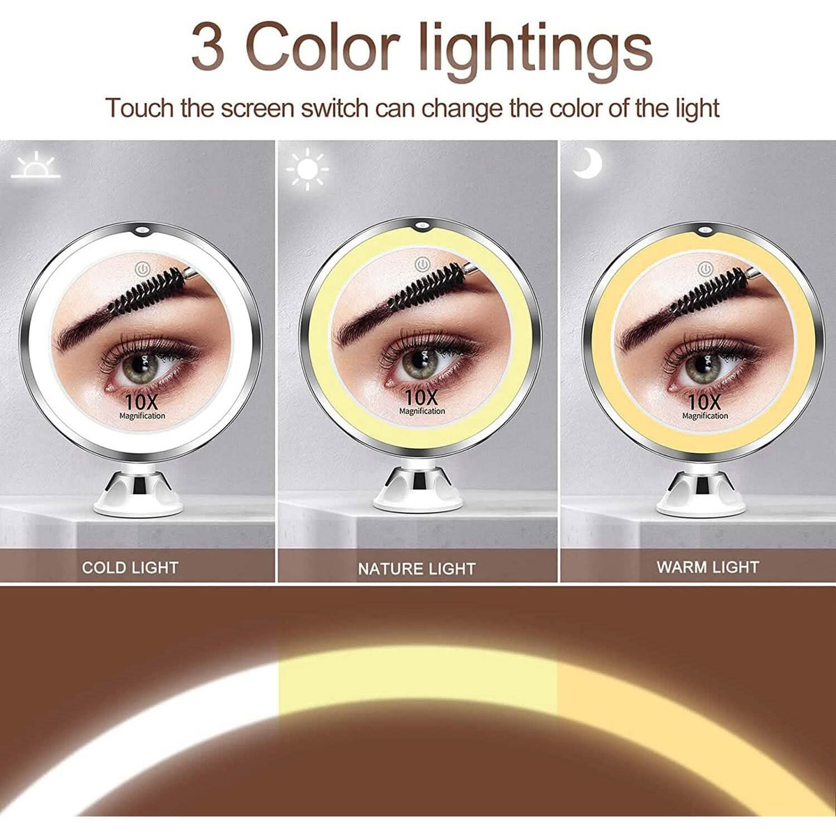 10X Magnifying Makeup Mirror with Lights - A-1 Thread Vault